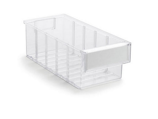 Storage box clear 132x300x100mm