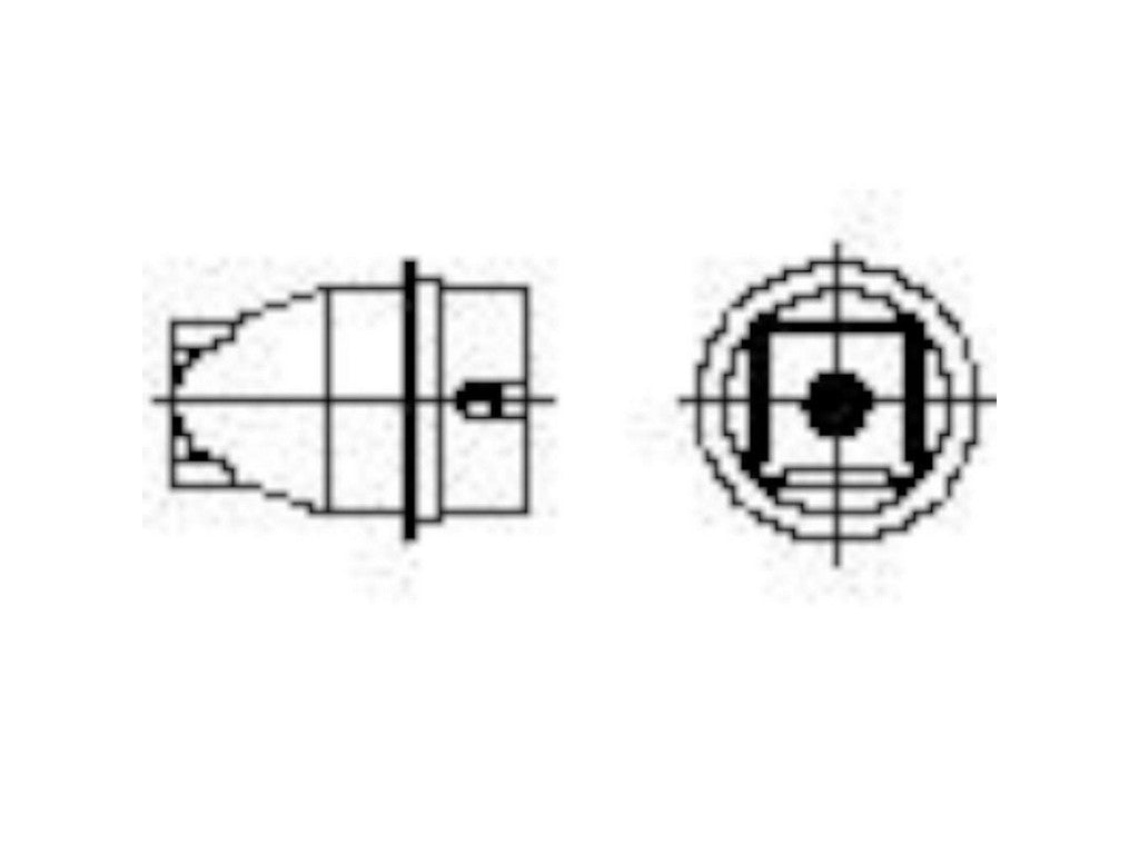 Hot air nozzle 14.8x14.8mm NQ10