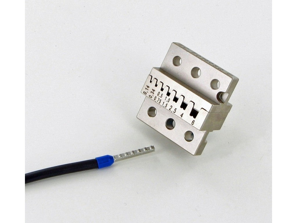Matrice til EC65 f/terminalrør 0,14-6mm firkant-crimpform
