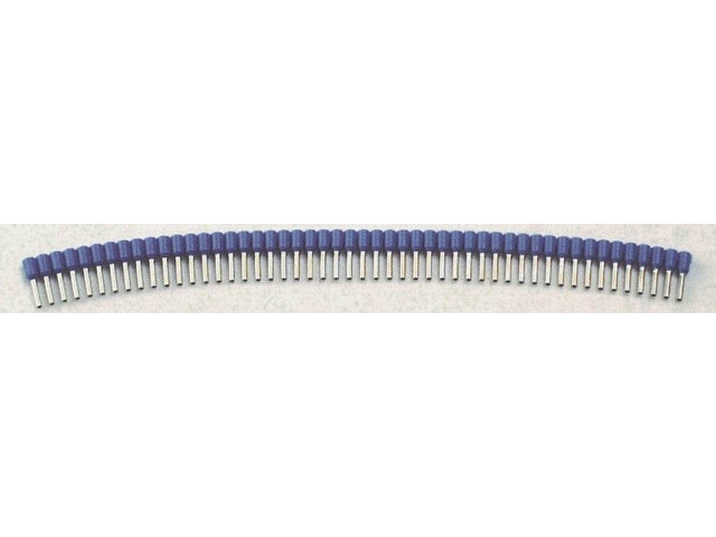 Terminal tube insulated BLUE tape 0.75mm-L8mm roll w/3000pcs.