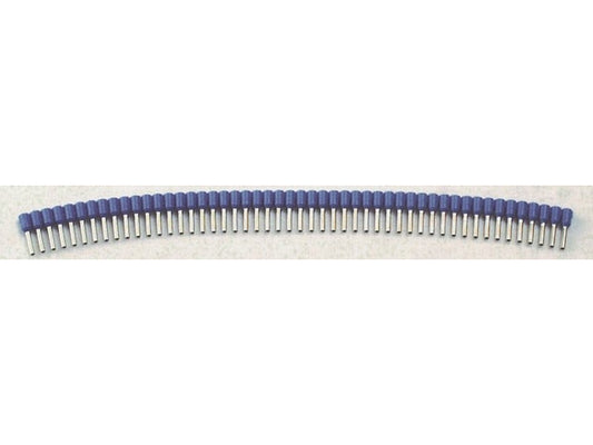 Terminal tube insulated BLUE tape 0.75mm-L8mm roll w/3000pcs.