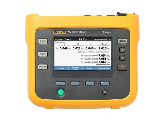 Spenning etc. energilogger 3-fa m/programvare og klemmer CATIV 600V/CATIII 1000V