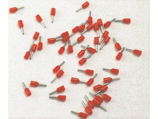Terminalrør isoleret ORANGE 0,5mm²-L6mm; pose m/500stk.