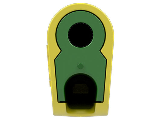 Insulation for banana plug KT-L-4-39 Ø4mm YELLOW/GREEN for 2.5mm wire for LS-LQ-4x +LS-LM-4x