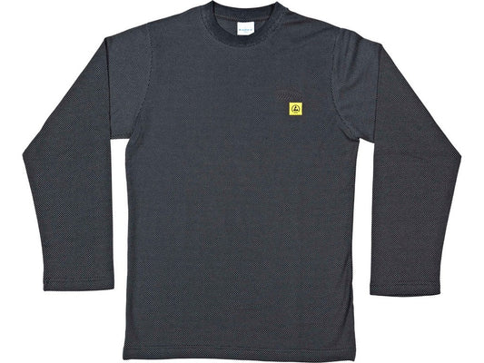 T-shirt ESD Dark Grey Long sleeve size M