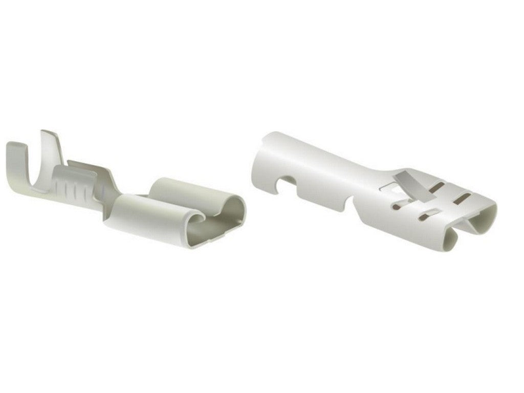 Flat connector with lock female uninsulated 4.8x0.8mm 1.5-2.5mm2