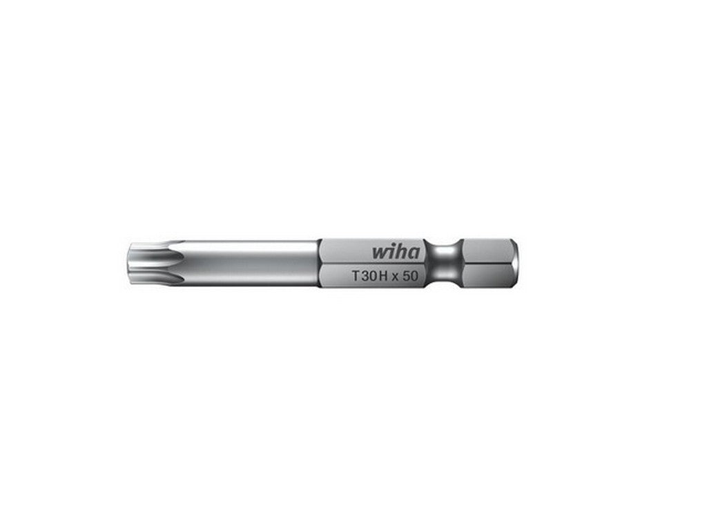 Professionel bit Torx 8H m/hul 50mm lang
