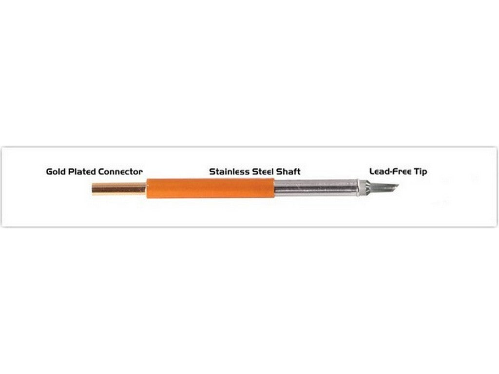 Soldering tip Hoof w/dent 45° 2.00 mm for TMT-5000S-2