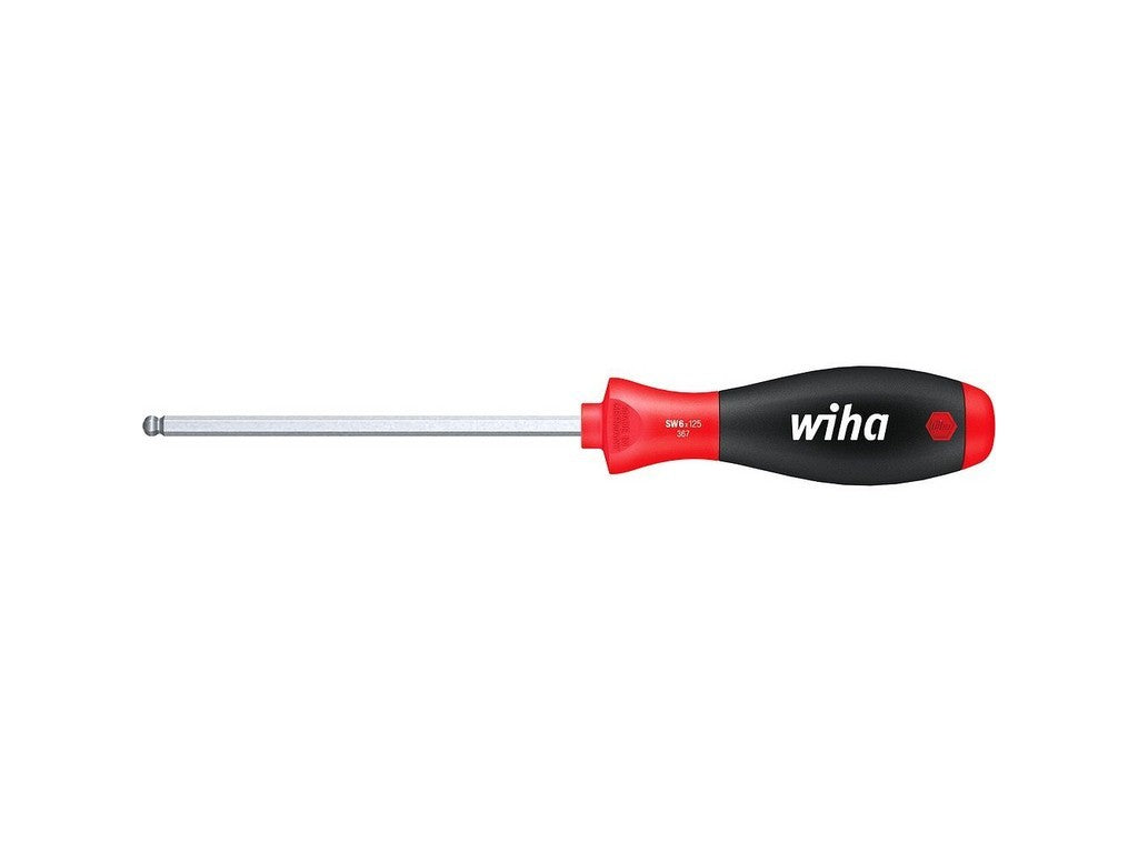 Wiha Screwdriver SoftFinish Ball head with hexagonal blade 5.0 mm x 100 mm