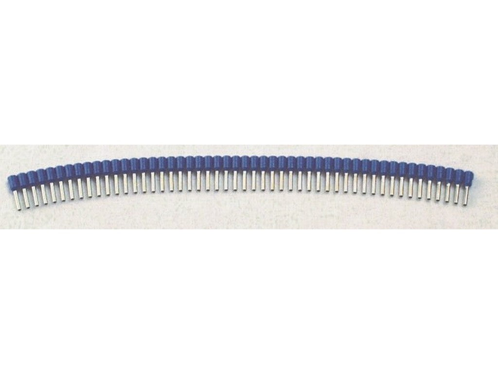 Terminal tube insulated BLUE tape 2.5mm-L8mm; bag w/500pcs.