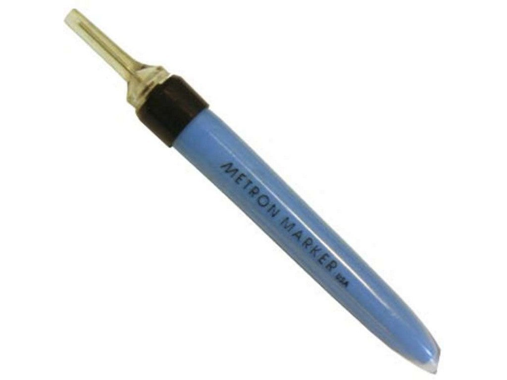 Metron marker pen blue micro permanent