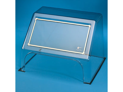 Skap transp. hvit uten flens