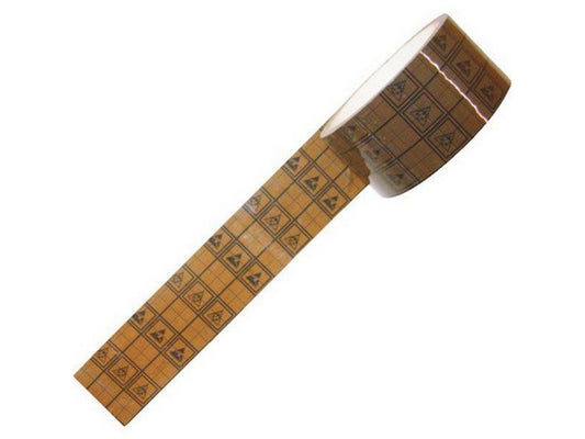 Tape ESD brun 24mmx36m m/ESD-logo