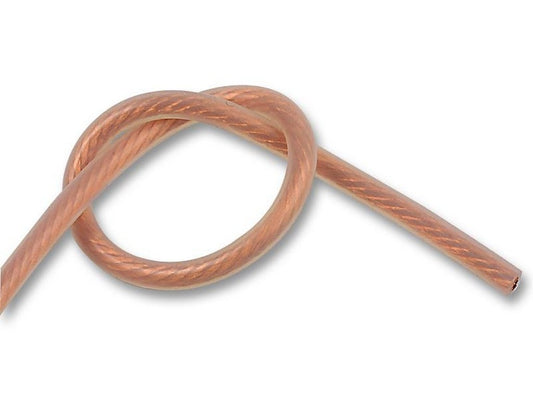 Silicone cable 95mm transparent 290A