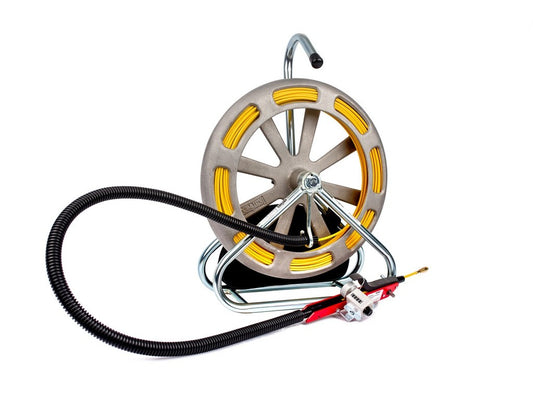 Drev f/Kabel-Max Ø3mm/Ø4mm med sort slange bruges med boremaskine