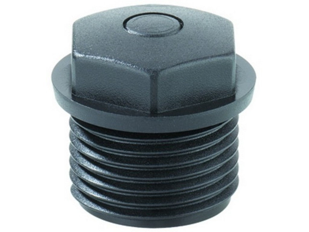 Plug plastic black PG21; GL11.5mm; 3S25