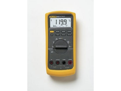 Multimeter digital EUR CATIV fra Fluke, gul og sort, på hvid baggrund