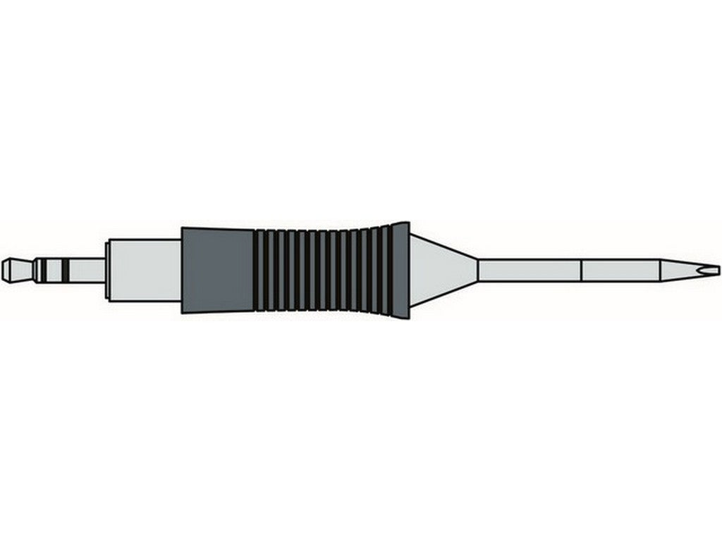 Soldering tip RT 9MS pointed chisel 0.8x0.4mm