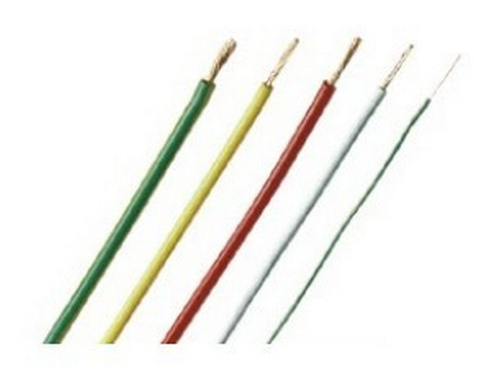 Cable Sili-1V 0.5mm2 green 100m 1500V 12A
