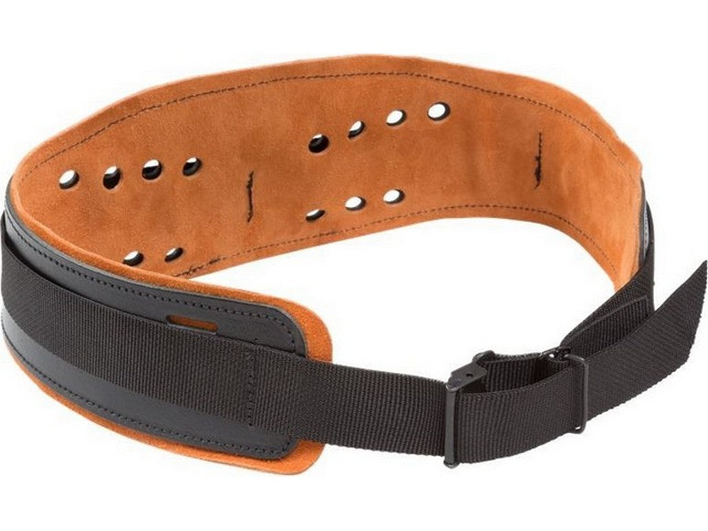 Ergonomisk belte svart skinn Medium; 88-93 cm