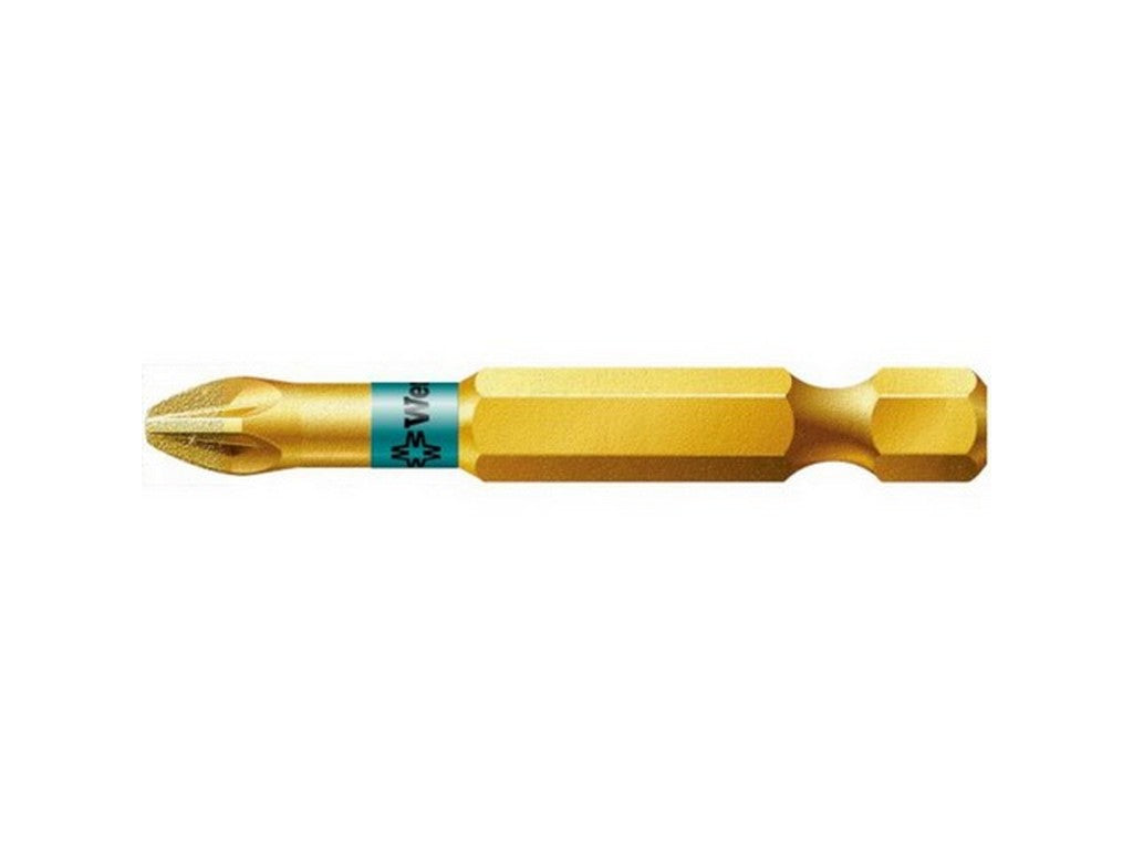 Bit serie 4 pozidriv BiTorsion 1/4": PZ2x50mm: diamantbelagt