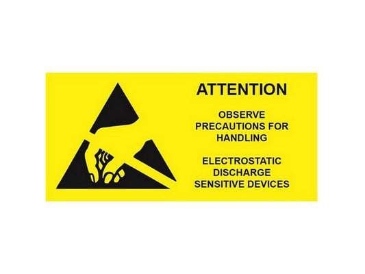 Label 50x25mm ESD (1000 stk)
