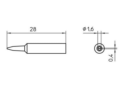 Loddespids XNT A 1,6mm