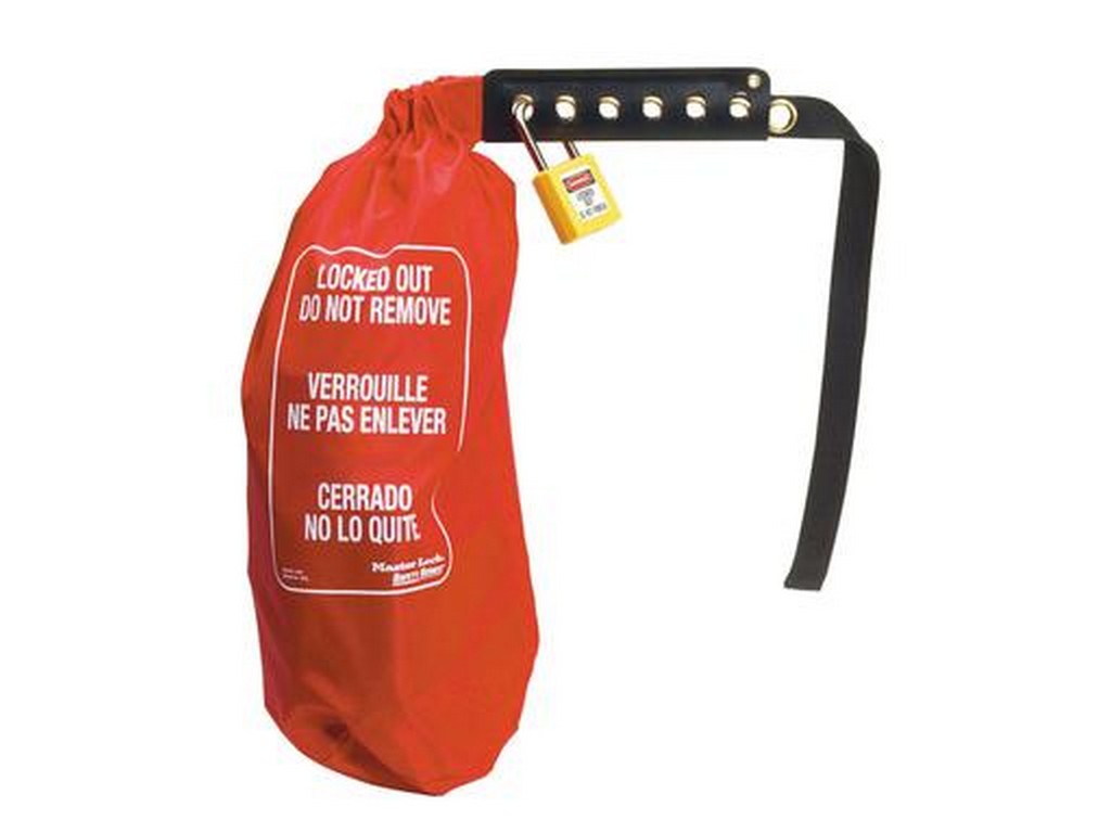 MasterLock LOCKOUT nylon bag for plugs, special design switches mm Ø25.4x66.0cm