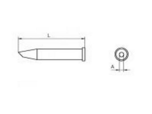 Loddespiss XT BB 45 2,4mm