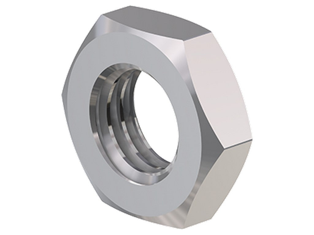 Nut MU0.5D/M18 silver-plated brass