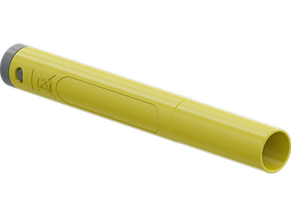 Han-stik Ø4mm SAL-4N-39-TW GUL CATII 1000V/CATIII 600V 32A f/lodning max.2.5mm² FORGYLDT Ø3,9mm