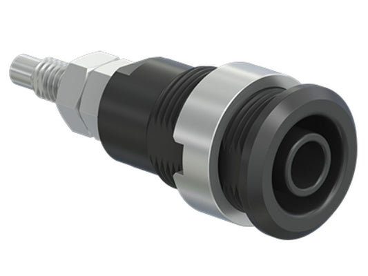 Bøsning forniklet SLB4-G/N-X sort