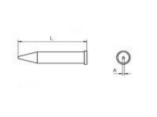 XT-O Loddespiss 1,0 mm