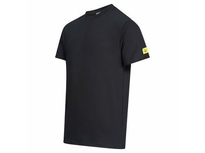 T-shirt ESD w/round neck black size p