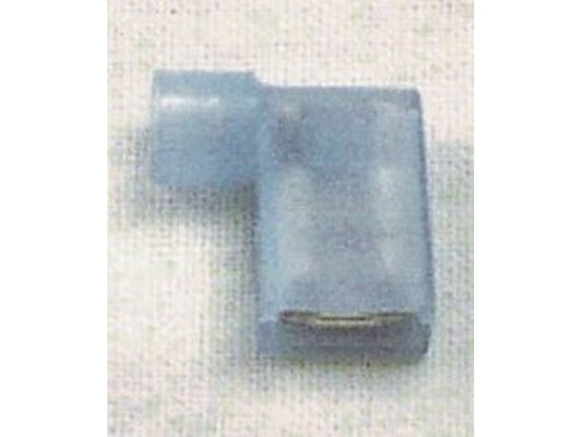 Vinklet flat kontakt fullisolert 2,5mm2 6,3 x 0,8