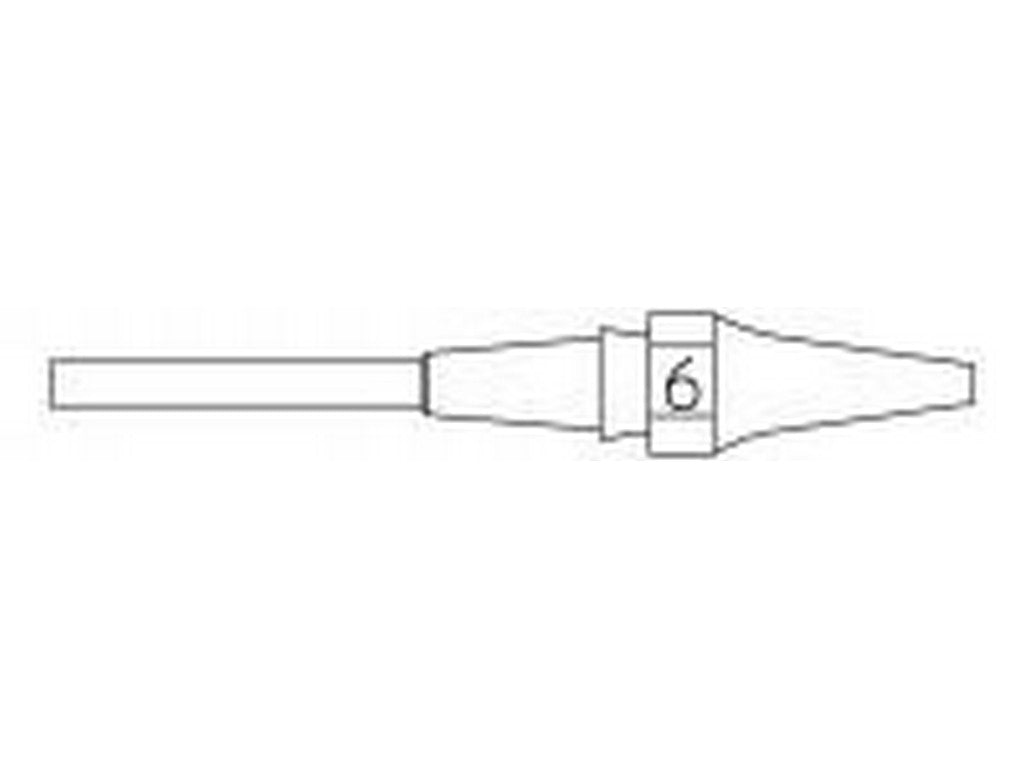 Udloddespids XDSL 6 ø0,7 x 1,9 mm L=16,5 mm