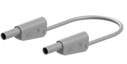 Prøveledning SLK-4N-F25 200cm GRÅ Silicone 4mm 1000V CATII/600V CATIII 32A