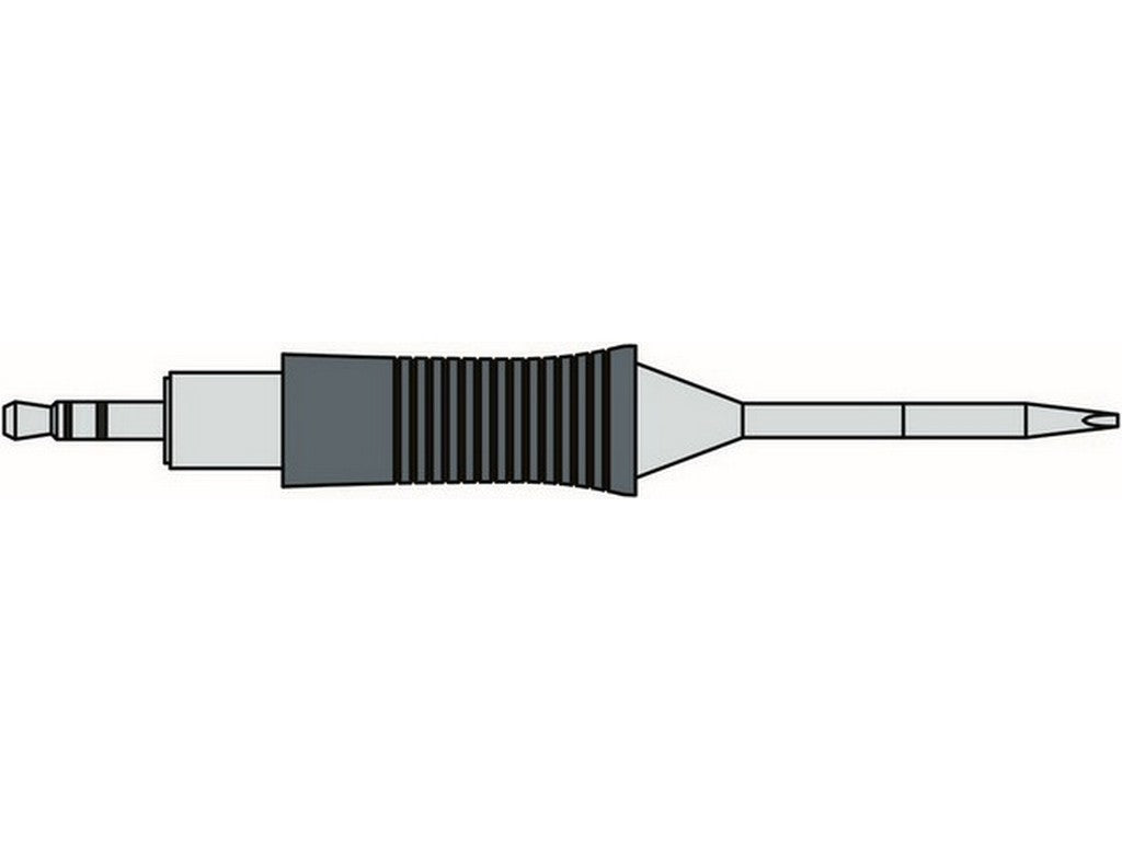 Soldering tip RT 5MS pointed chisel 30° bent 0.8x0.4mm