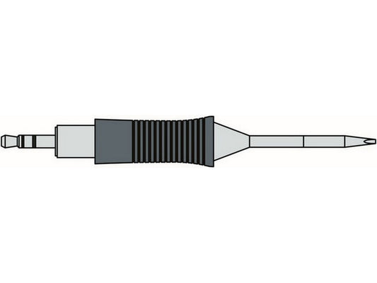 Soldering tip RT 5MS pointed chisel 30° bent 0.8x0.4mm