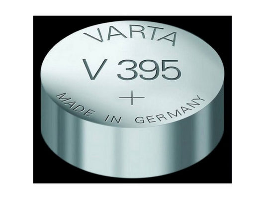 Varta batteri V395 sølvoksid 1,55V: 42mAh: Ø9,5x2,7mm SR57
