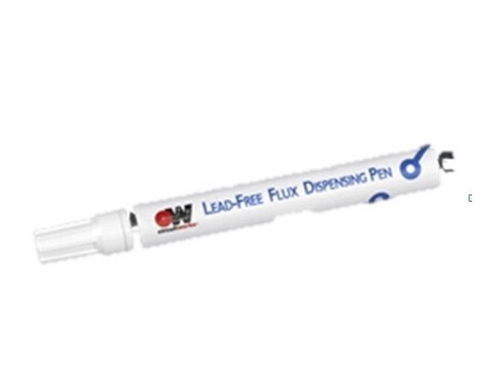Flus pen med teksten Lead-Free Flux Dispensing Pen