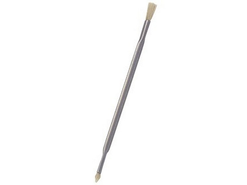 Brush ESD double w/horsehair 6mm x 13cm