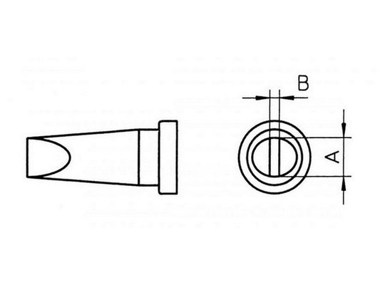 Soldering tip LT-B HPB high temp. Only for leaded
