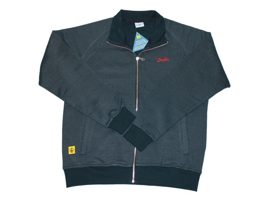Cardigan ESD dark grey S with Danfoss logo