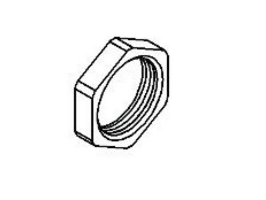 Møtrik polyamid sort PG13,5