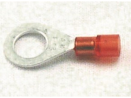 Cable lug ring insulated red 0.5-1mm-Ø8mm; DIN 46 237