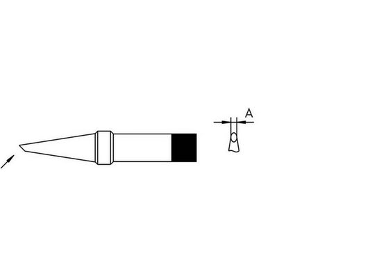 Loddespids 2,4mm 370°C PT-BB7