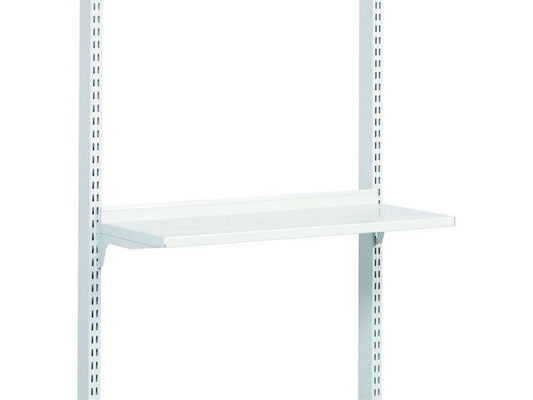 Steel shelf, M500x300, bracket light grey