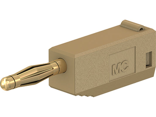 2mm bananplugg SLS205 brun