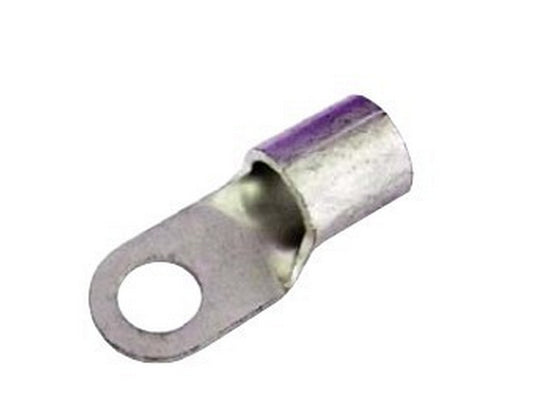 Plate cable lug Cu tinned 10mm-Ø4mm; DIN 46234